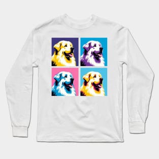 Great Pyrenees Pop Art - Dog Lovers Long Sleeve T-Shirt